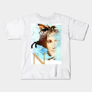 Napoleon Bonaparte Collage Portrait Kids T-Shirt